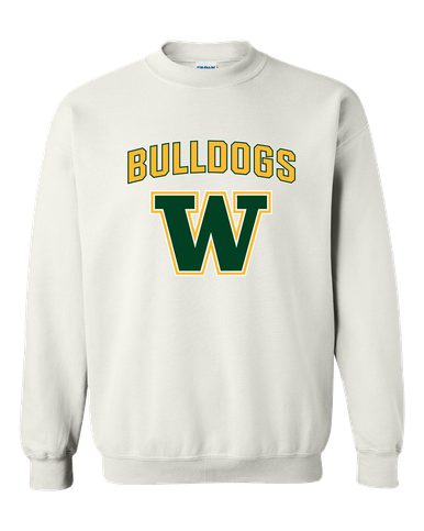 Whitefish Bulldogs Mascot #6 Men's Sweatshirt