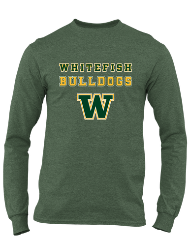 Whitefish Bulldogs Spirit Men's LS T-Shirt