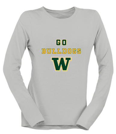 Whitefish Bulldogs Go Team Women's Premium LS T-Shirt