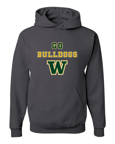 Whitefish Bulldogs Go Team Men's Premium Hoodie