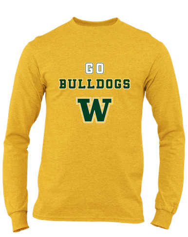 Whitefish Bulldogs Go Team Men's LS T-Shirt