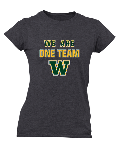 Whitefish Bulldogs We Are One Team Women's SS T-Shirt