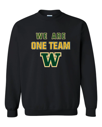 Whitefish Bulldogs We Are One Team Men's Sweatshirt