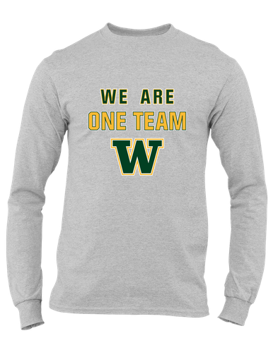 Whitefish Bulldogs We Are One Team Men's Premium LS T-Shirt