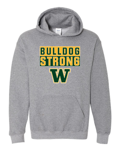 Whitefish Bulldogs Strong #1 Men's Hoodie