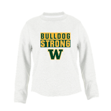 Whitefish Bulldogs Strong #1 Women's Sweatshirt
