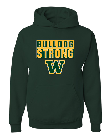 Whitefish Bulldogs Strong #1 Men's Premium Hoodie