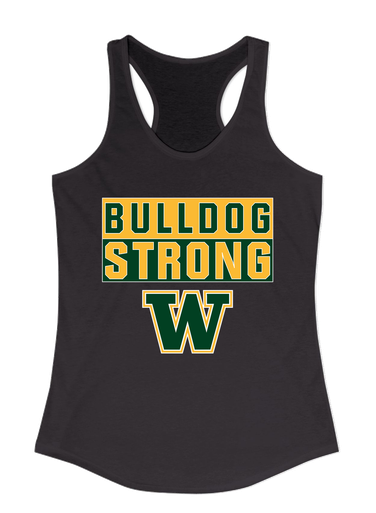 Whitefish Bulldogs Strong #1 Women's Tank Top
