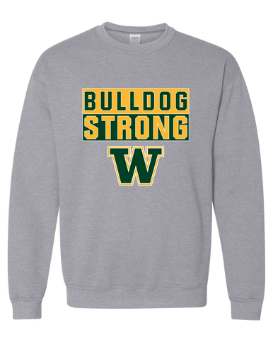 Whitefish Bulldogs Strong #1 Men's Sweatshirt