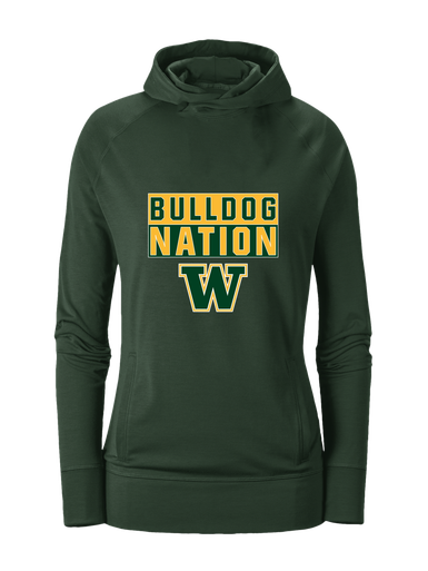Whitefish Bulldogs Nation #1 Women's Hoodie