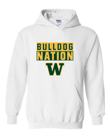 Whitefish Bulldogs Nation #1 Men's Hoodie