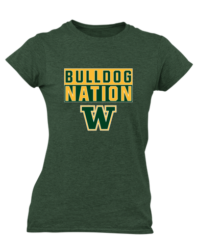 Whitefish Bulldogs Nation #1 Women's SS T-Shirt