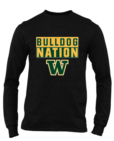 Whitefish Bulldogs Nation #1 Men's Premium LS T-Shirt