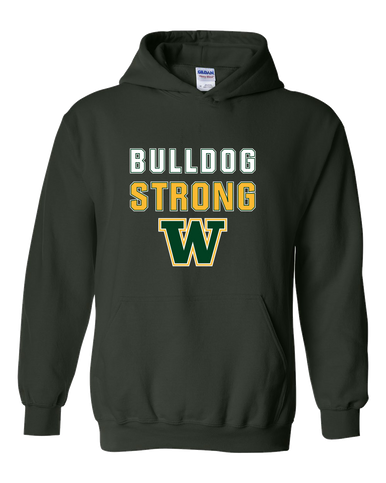 Whitefish Bulldogs Strong #2 Men's Hoodie