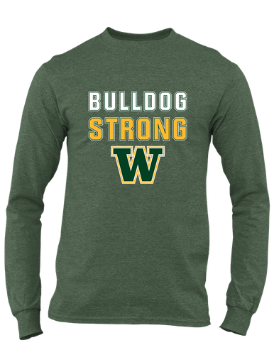 Whitefish Bulldogs Strong #2 Men's LS T-Shirt