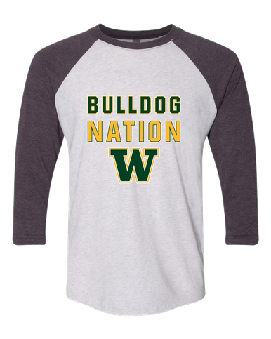 Whitefish Bulldogs Nation #2 Men's Baseball T-Shirt