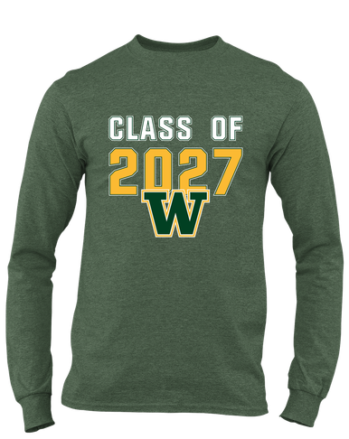 Whitefish Bulldogs Class of 2027 Men's Premium LS T-Shirt