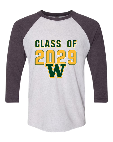 Whitefish Bulldogs Class of 2029 Men's Baseball T-Shirt