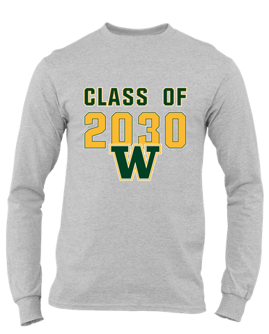 Whitefish Bulldogs Class of 2030 Men's Premium LS T-Shirt