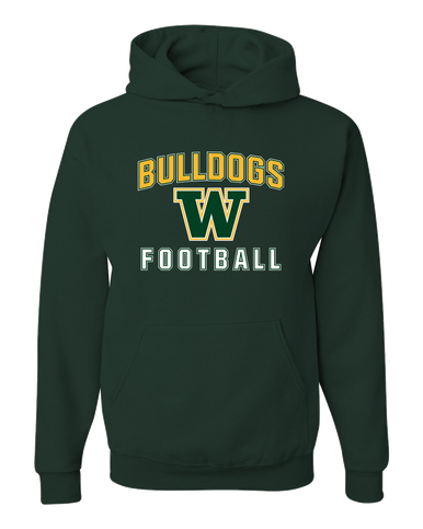 Whitefish Bulldogs Football #1 Men's Premium Hoodie