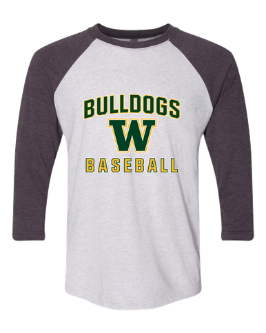 Whitefish Bulldogs Baseball #1 Men's Baseball T-Shirt