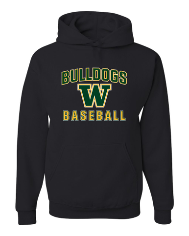 Whitefish Bulldogs Baseball #1 Men's Premium Hoodie