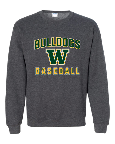Whitefish Bulldogs Baseball #1 Men's Sweatshirt