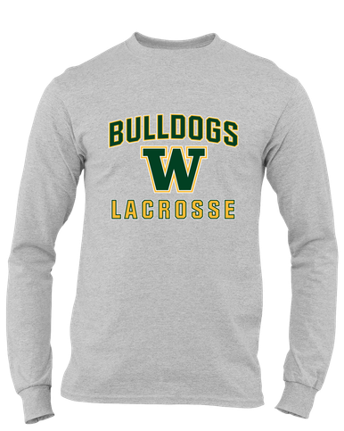 Whitefish Bulldogs Lacrosse Men's LS T-Shirt