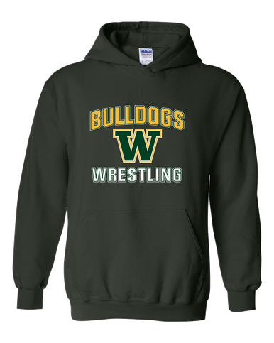 Whitefish Bulldogs Wrestling Men's Hoodie