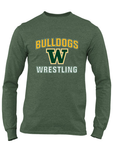 Whitefish Bulldogs Wrestling Men's LS T-Shirt