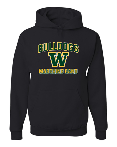 Whitefish Bulldogs Marching Band Men's Premium Hoodie