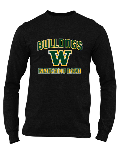 Whitefish Bulldogs Marching Band Men's Premium LS T-Shirt