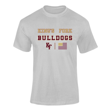 King's Fork Bulldogs KF Spirit Flag Men's Premium SS T-Shirt