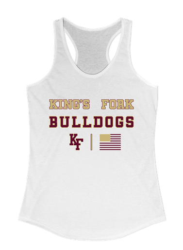 King's Fork Bulldogs KF Spirit Flag Women's Tank Top