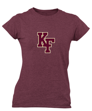 King's Fork Bulldogs KF Mascot #1 Women's Premium SS T-Shirt