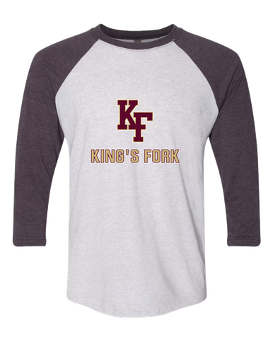 King's Fork Bulldogs KF Mascot #2 Women's Baseball T-Shirt