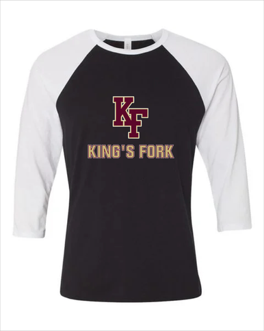 King's Fork Bulldogs KF Mascot #2 Men's Baseball T-Shirt