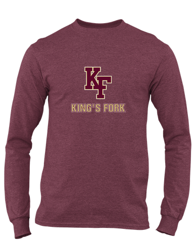 King's Fork Bulldogs KF Mascot #2 Men's LS T-Shirt