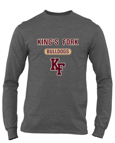 King's Fork Bulldogs KF Mascot #3 Men's Premium LS T-Shirt