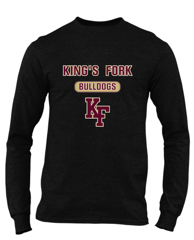 King's Fork Bulldogs KF Mascot #3 Men's LS T-Shirt