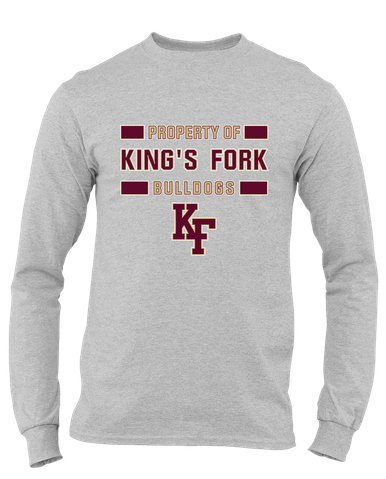 King's Fork Bulldogs KF Property Of Men's Premium LS T-Shirt