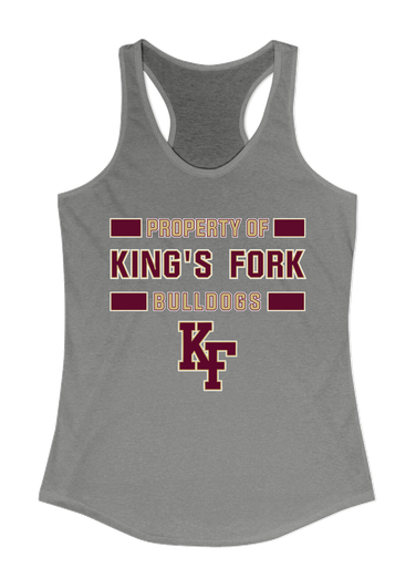 King's Fork Bulldogs KF Property Of Women's Tank Top