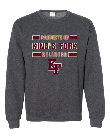 King's Fork Bulldogs KF Property Of Men's Sweatshirt