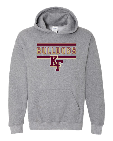 King's Fork Bulldogs KF Mascot #5 Men's Hoodie