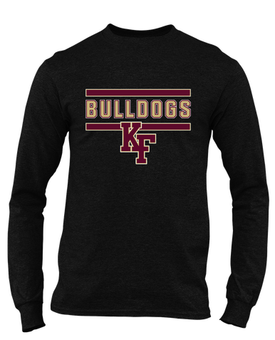King's Fork Bulldogs KF Mascot #5 Men's Premium LS T-Shirt