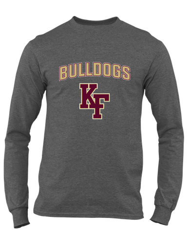 King's Fork Bulldogs KF Mascot #6 Men's LS T-Shirt