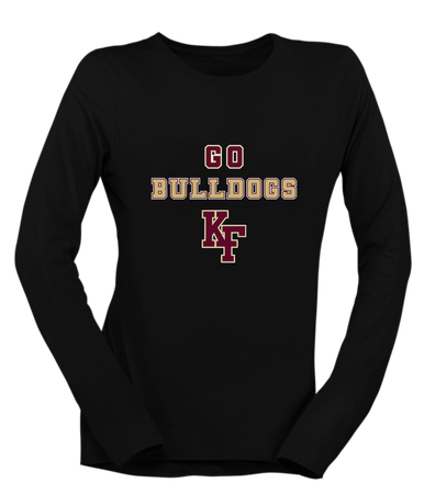 King's Fork Bulldogs KF Go Team Women's Premium LS T-Shirt