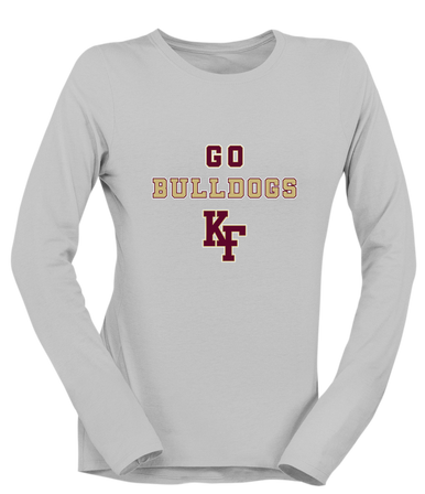 King's Fork Bulldogs KF Go Team Women's LS T-Shirt