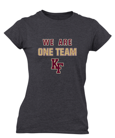 King's Fork Bulldogs KF We Are One Team Women's Premium SS T-Shirt