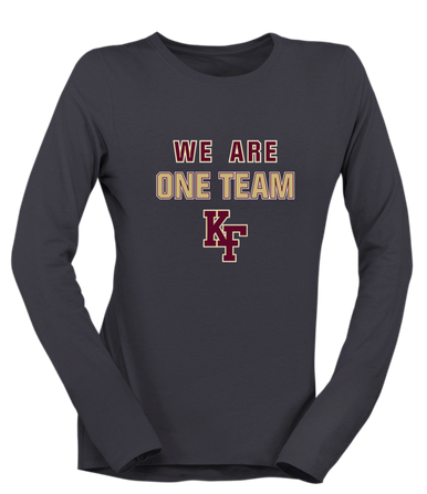 King's Fork Bulldogs KF We Are One Team Women's Premium LS T-Shirt